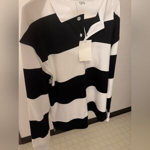 COS Monochrome Striped Top